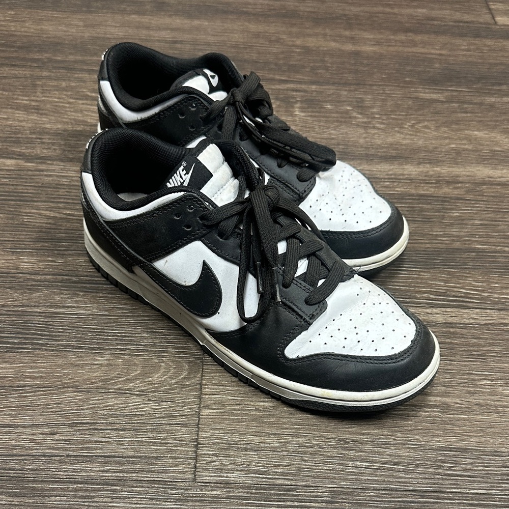 Nike Black and White Nike Dunk Low Retro